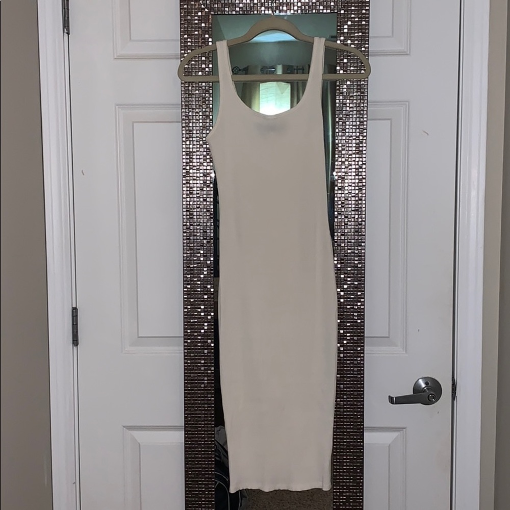 naked wardrobe NEW ribbed bodycon maxi dress